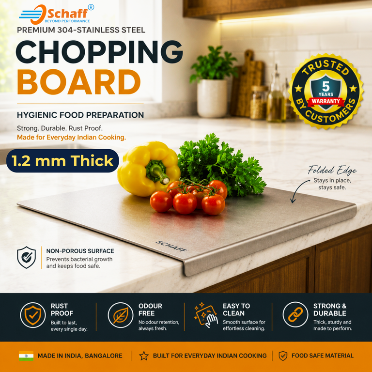 Schaff chopping board — countertop ready